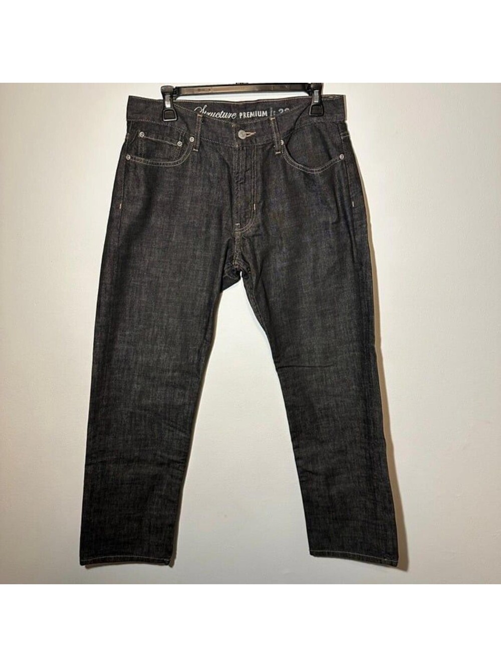Structure Premium Jeans 100% Cotton 32x30 Straight Leg Denim 90s Men Boy